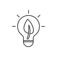electricity concept line icon. Simple element illustration. electricity concept outline symbol design. vector