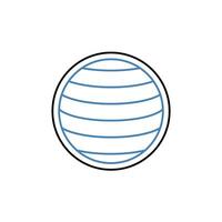 latitude concept line icon. Simple element illustration. latitude concept outline symbol design. vector