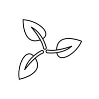 recyclable concept line icon. Simple element illustration. recyclable concept outline symbol design. vector