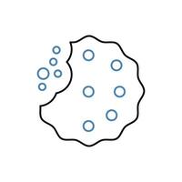 cookie concept line icon. Simple element illustration. cookie concept outline symbol design. vector