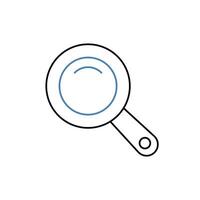 pan concept line icon. Simple element illustration. pan concept outline symbol design. vector