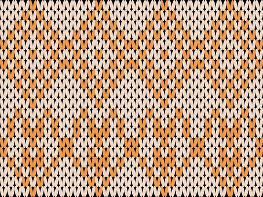 Colorful seamless knitting pattern. Design for capet, wrapping, clothing, knitting, Ikkat, ikat, fabric.