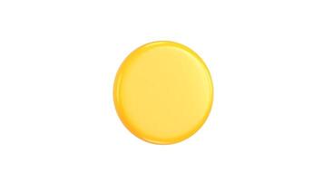 3d exclamation animation with yellow circle button sign warning or danger risk message alert problem icon animation video