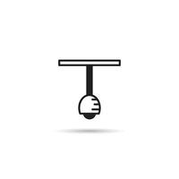 ceiling lamp icon on white background vector