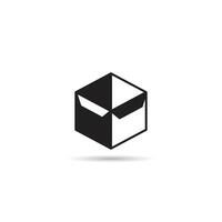 box icon on white background vector