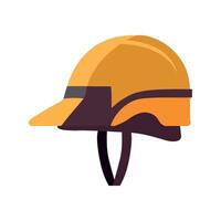 A helmet on a white background vector