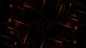 A continuous VJ loop with vibrant neon lights in a rhythmic disco flash pattern. video
