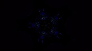 Seamless VJ loop with flashing neon lights in a vibrant, rhythmic disco pattern. video