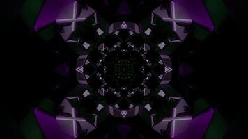 Rhythmic flashes of neon lights create a vibrant disco loop for VJs. video