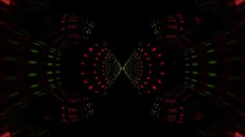 A rhythmic disco pattern of neon flashes in a vibrant, continuous VJ loop. video