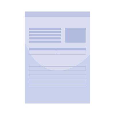 A blank page with a blue background
