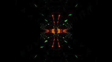 A seamless VJ loop with neon lights flashing in a vibrant and rhythmic disco pattern. video