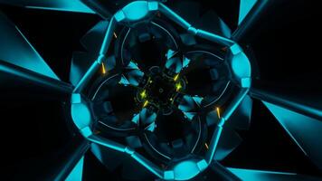 Vibrant neon lights flash rhythmically in a seamless disco loop for VJs. video