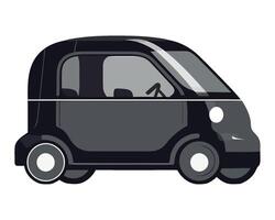 A small car with a white background vector