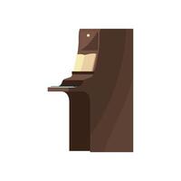 Piano keyboard instrument illustration isolated on white background vector