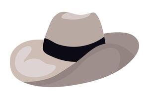 A cowboy hat on a white background vector