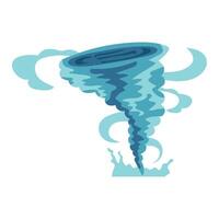 Tornado illustration isolated on white background vector