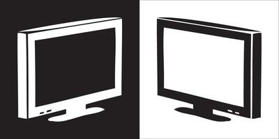 Illustration graphics of television icon vector