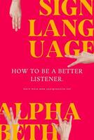 sign language pinterest graphic design ideas template