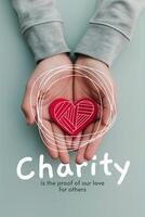 Quotes About Charity Graphic Template