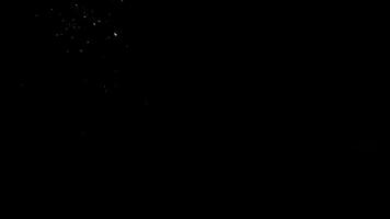 Water Splash in Black Background video