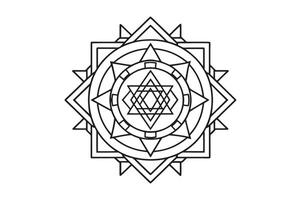 Yantra mandala complex and intricate designs ofte new style vector