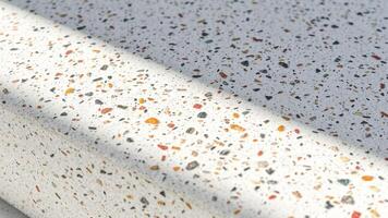 Terrazzo Texture with Diagonal Shadow photo
