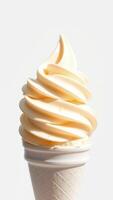 Soft Serve Ice Cream Cone photo