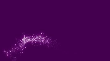 Bright and glowing abstract background with purple bokeh shimmer and a bright flare in the center video