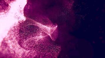 Abstract gradient background with glittering bokeh particles and dust video