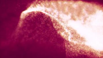 Abstract design with gradient background with sparkles, bokeh particles and glitter. video