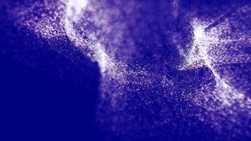 Futuristic abstract blue gradient background with sparkles, bokeh particles and dust video