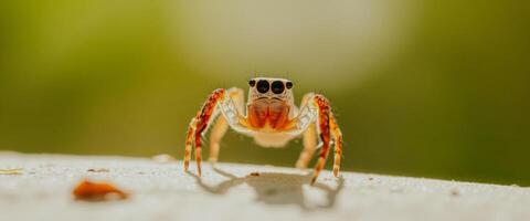 Jumping Spider Macro Close Up photo