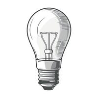 Light bulb illustration vector