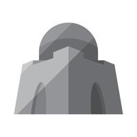 An icon of a dome on top of a building vector