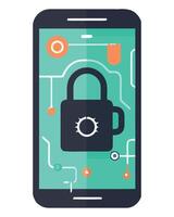Mobile security and privacy vector