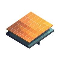 An orange square on a white background vector