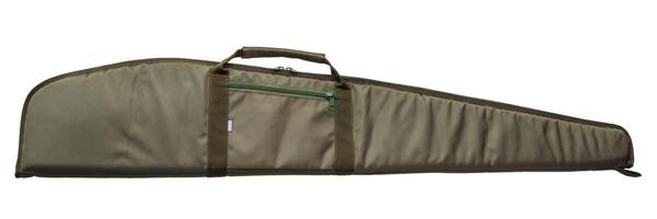 Green soft case for guns isolated for white photo