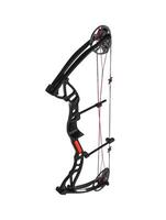 Modern, compound hunting bow. An ancient weapon with a modern twist. Isolate on a white back. photo