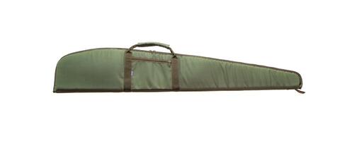 Green soft case for guns isolated for white photo