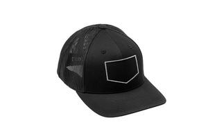 Baseball cap. Mockup for design creation. Isolate on abel back. photo
