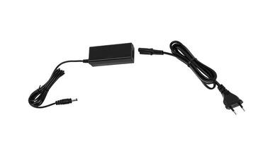 Power supply for various electronics. A device for converting AC 220 volts to DC. Isolate on a white back photo