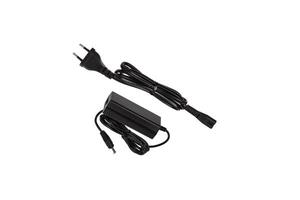 Power supply for various electronics. A device for converting AC 220 volts to DC. Isolate on a white back photo