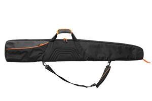 Black soft case for guns isolated for white photo