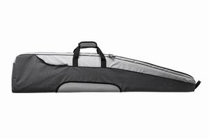 Black soft case for guns isolated on white photo