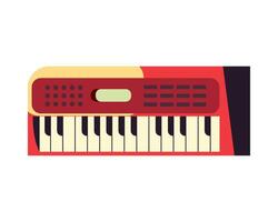 An illustration of a keyboard on a white background vector