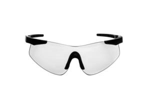 Safety glasses for shooting and work isolated on white back photo