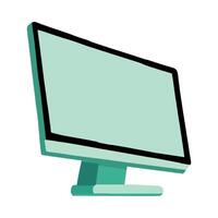 Computer monitor icon illustration design vector