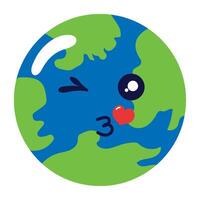 Earth day illustration vector