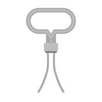 A wire with a hook on it vector